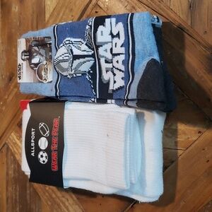 Star Wars socks & All sport socks 2 packs